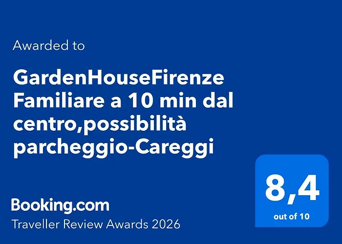 아파트 Gardenhousefirenze Familiare A 10 Min Dal Centro,possibilita Parcheggio-careggi 피렌체